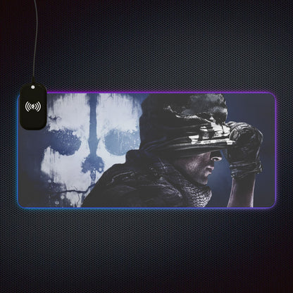 Call of Duty Limited edition - Ghosts - LED Gaming Mouse Pad, Wireless Charging