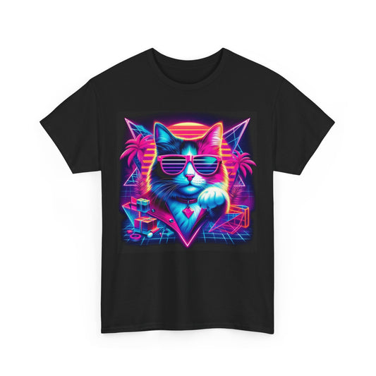 Neo Cat shirt collection - Unisex Heavy Cotton Tee