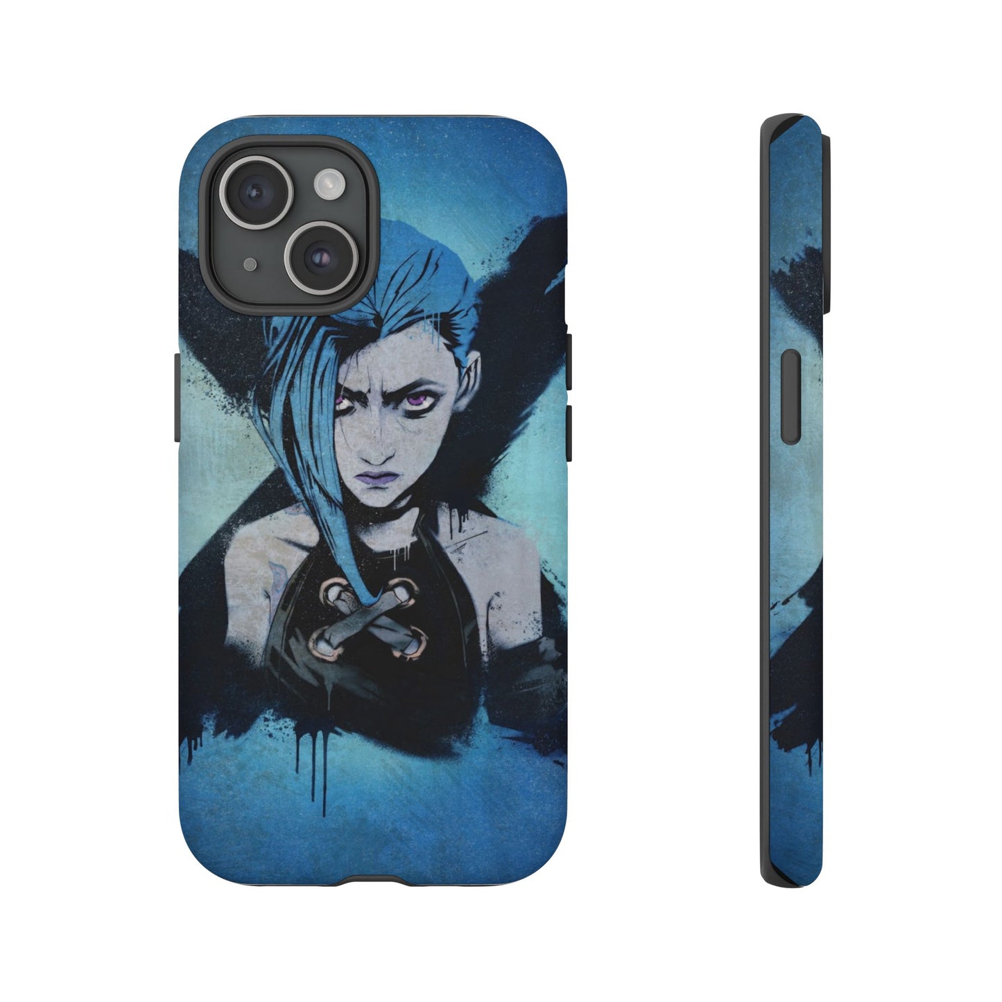 Paint it Blue! - Jinx Safety Design Phone Case from Arcane