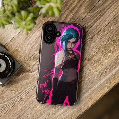 Pow Pow! - Jinx Safety Design Phone Case from Arcane