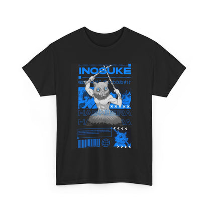 Inosuke from Damon Slayer / Kimetsu no Yaiba - Unisex Heavy Cotton Tee