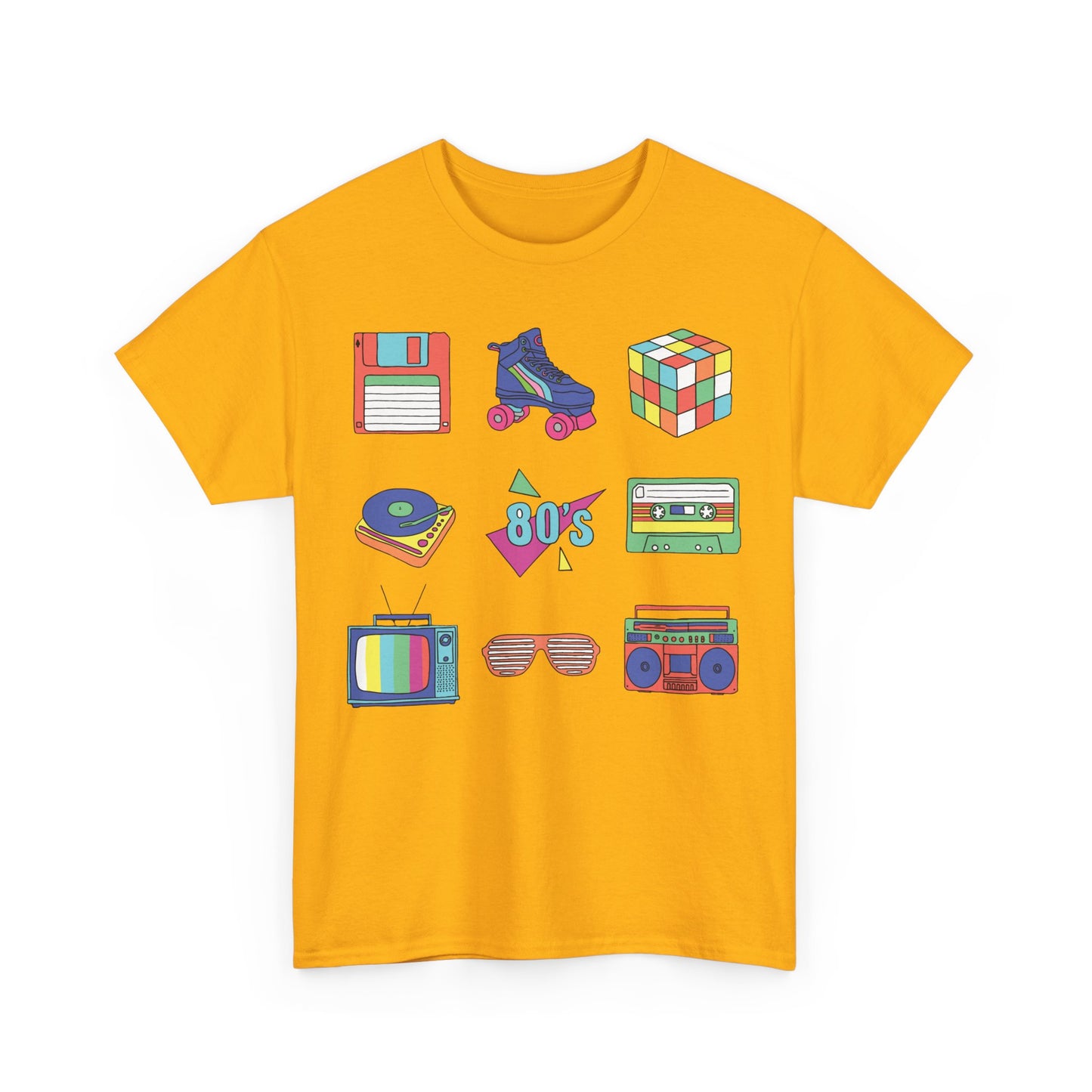 Retro Games Collection 80's fun  - Unisex Heavy Cotton Tee