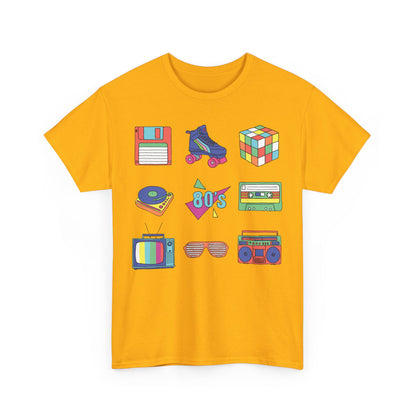 Retro Games Collection 80's fun  - Unisex Heavy Cotton Tee