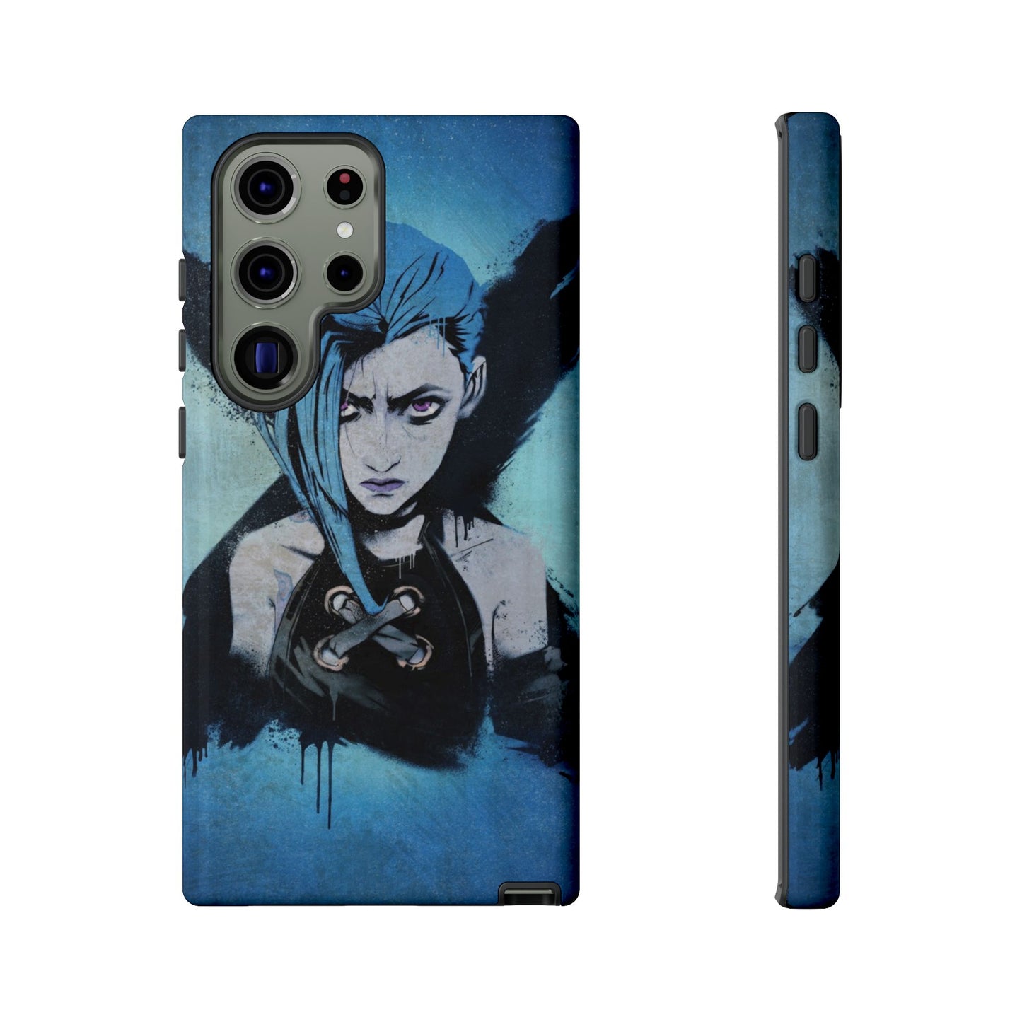 Paint it Blue! - Jinx Safety Design Phone Case from Arcane