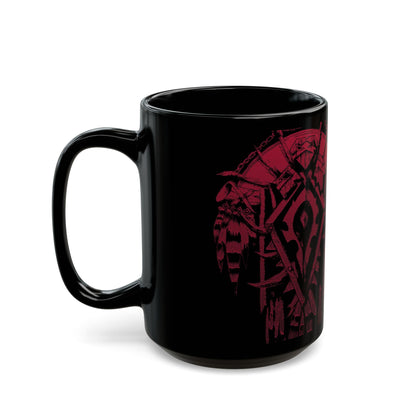 Dracthyr Crest Horde WoW - Black Mug ( 15oz)