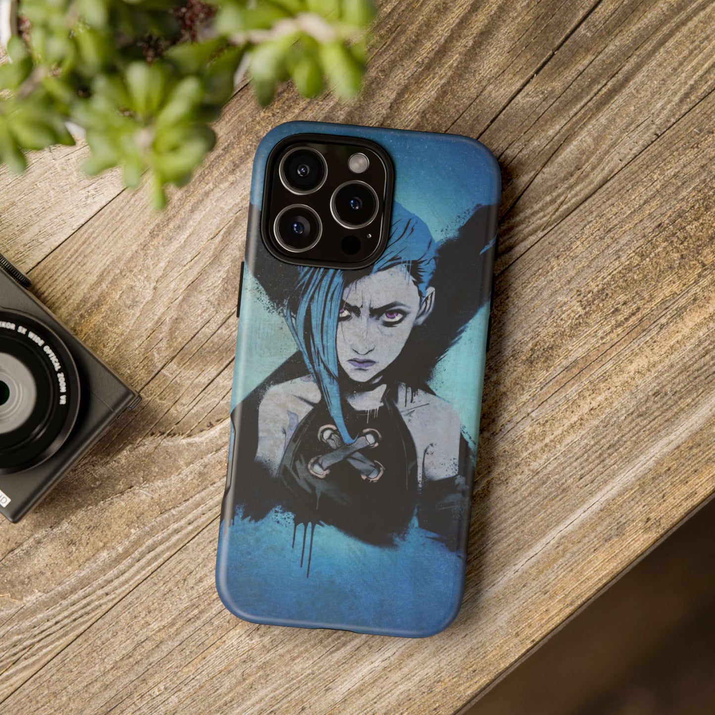 Paint it Blue! - Jinx Safety Design Phone Case from Arcane