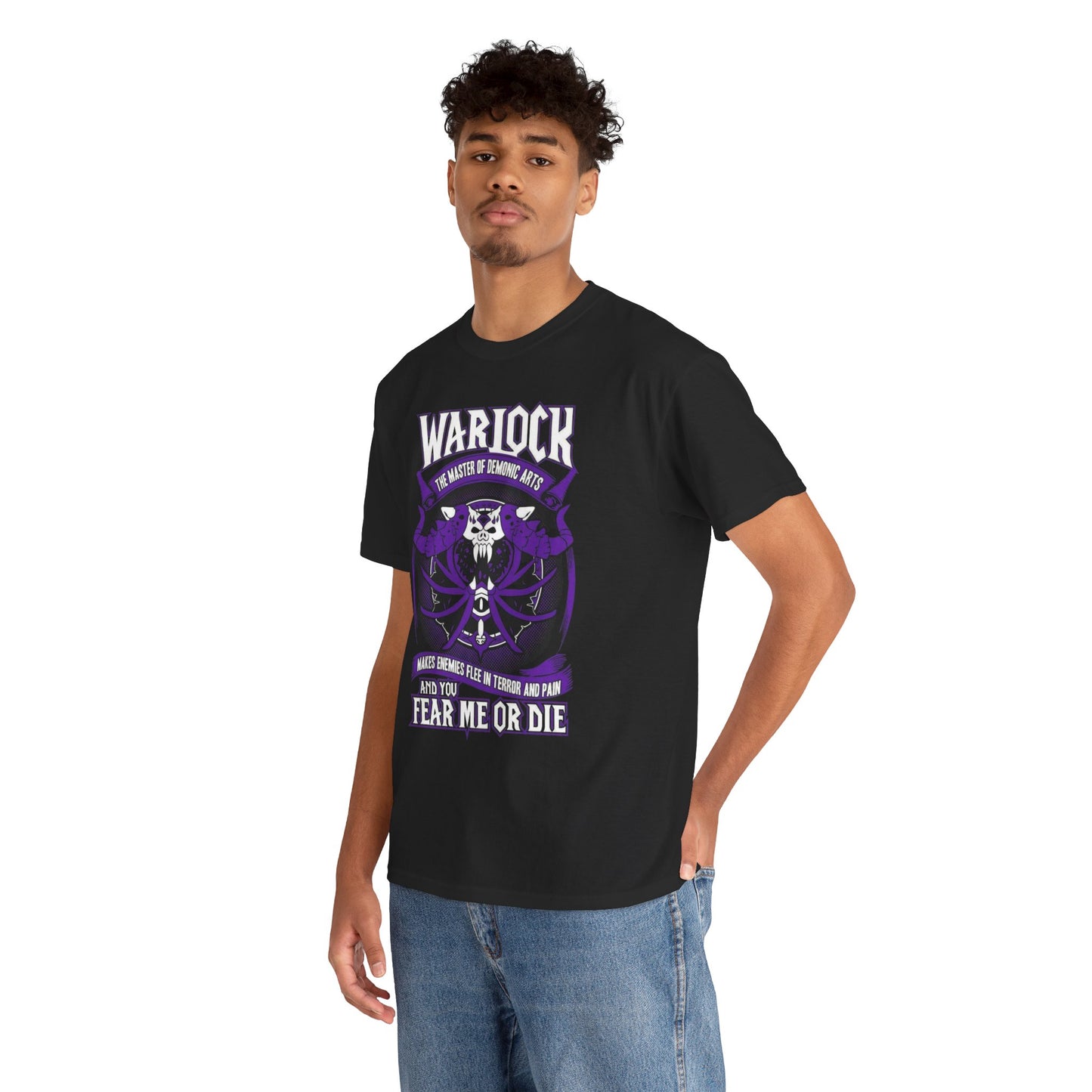 Warlock Class from World of Warcraft - Unisex Heavy Cotton Tee