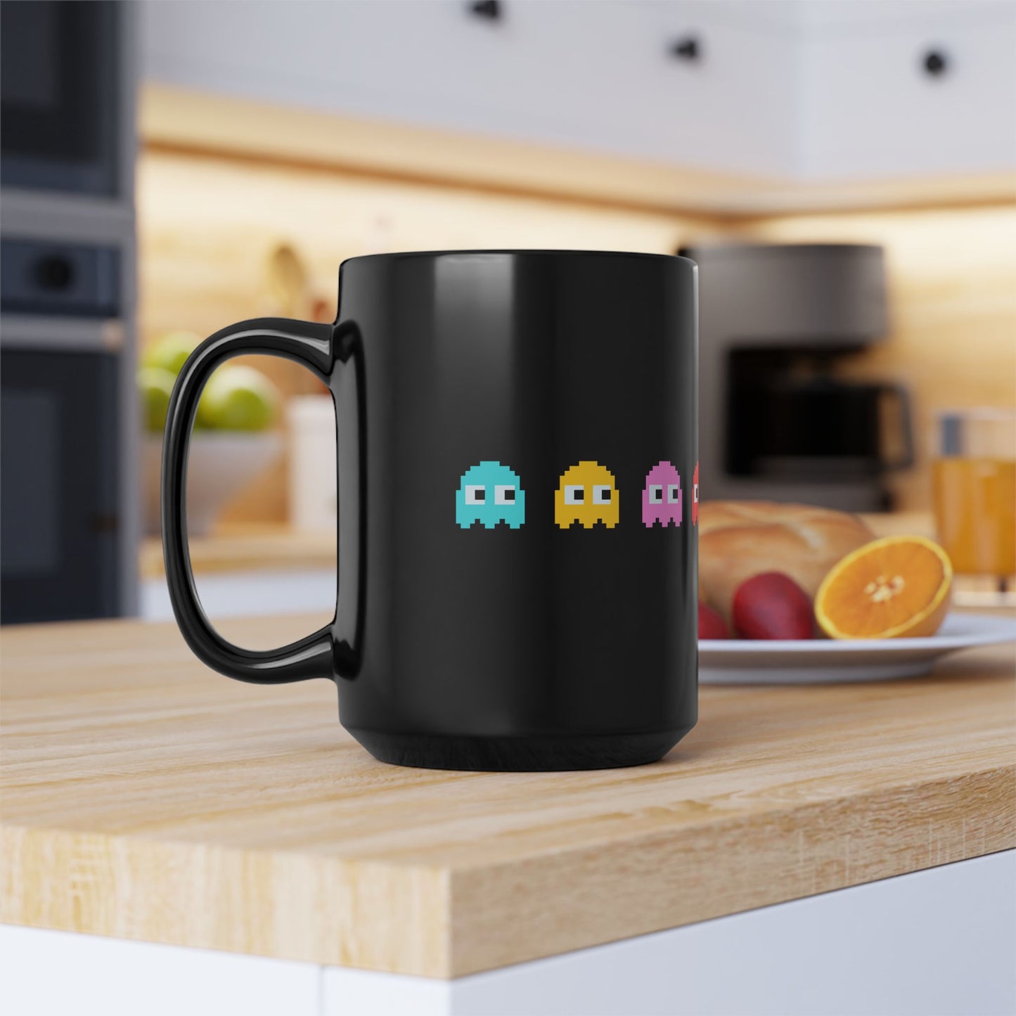 Retro Games Collection PakMan - Black Mug (11oz, 15oz)