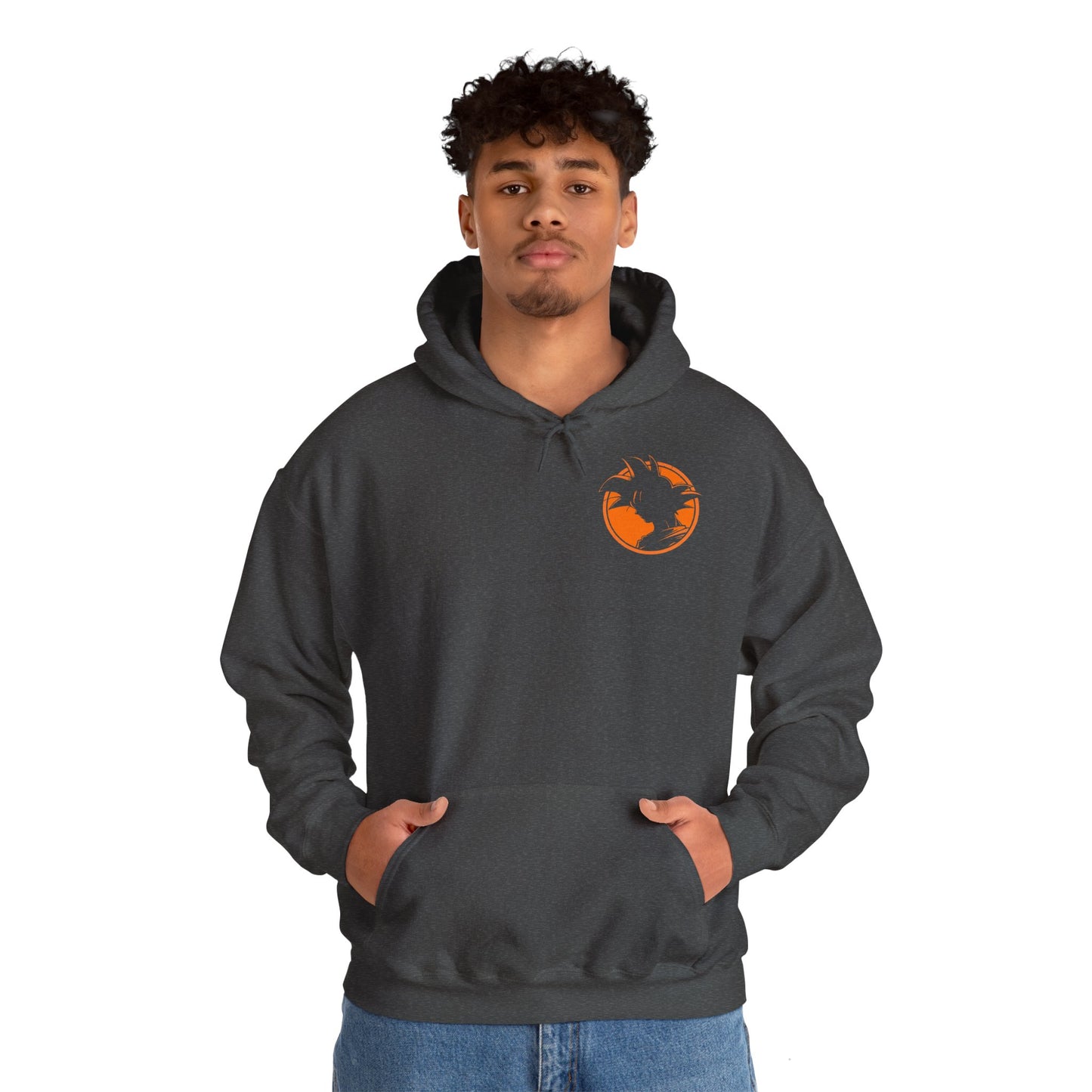 Goku & Shenron Hoodie -  Heavy Blend™ Hooded Sweatshirt