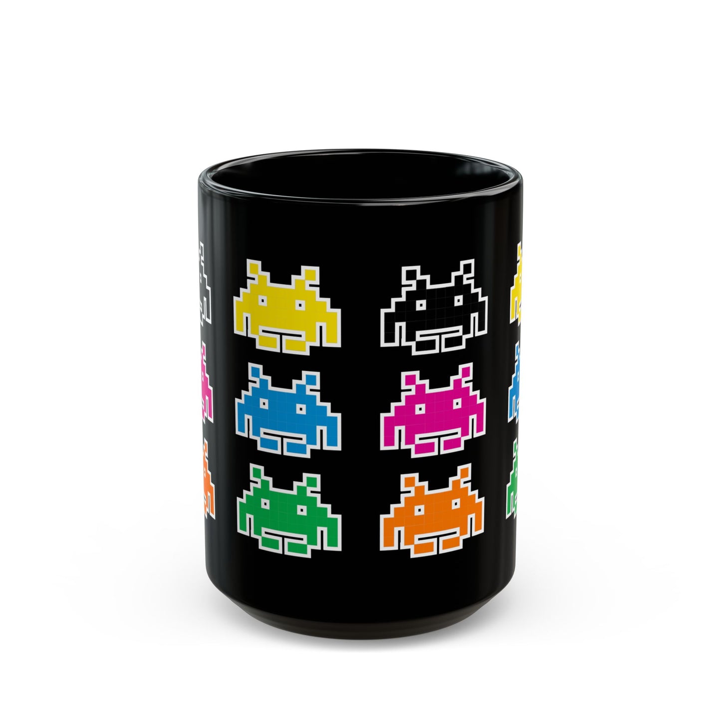 Retro Games Collection Space Invaders - Black Mug (11oz, 15oz)