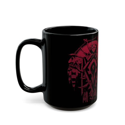 Undead Crest Horde WoW - Black Mug (15oz)