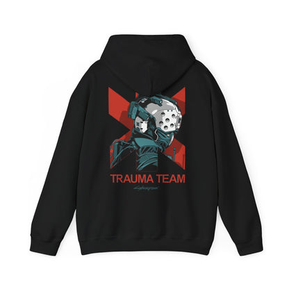 Cyberpunk 2077 Trauma Team Hoodie -  Heavy Blend™ Hooded Sweatshirt