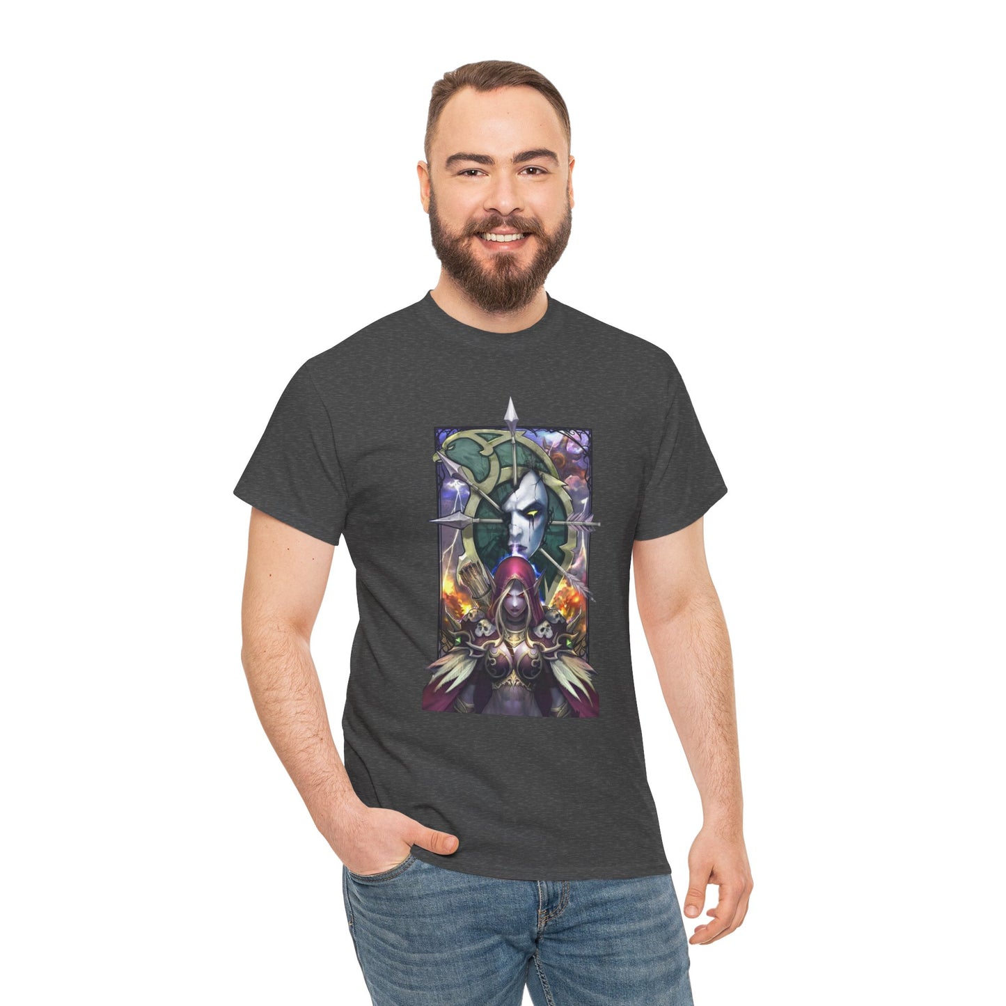 Forsaken Sylvanas from WoW - Unisex Heavy Cotton Tee