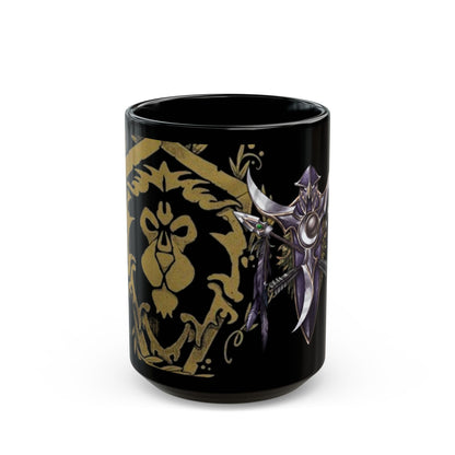 NightElf Crest Alliance WoW - Black Mug (15oz)