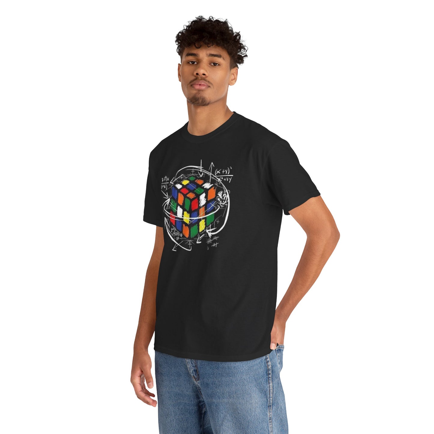 Retro Games Collection Rubik code - Unisex Heavy Cotton Tee