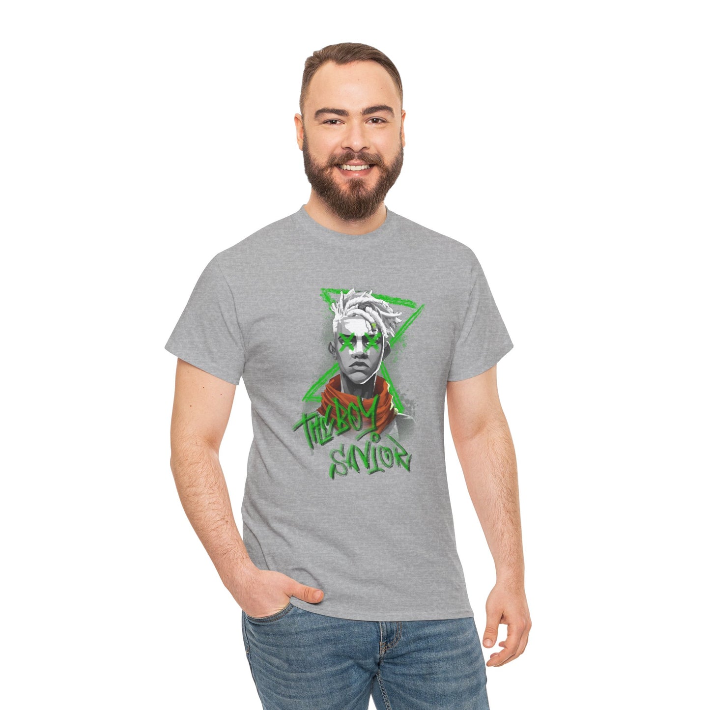 The boy savior Ekko from Arcane - Unisex Heavy Cotton Tee