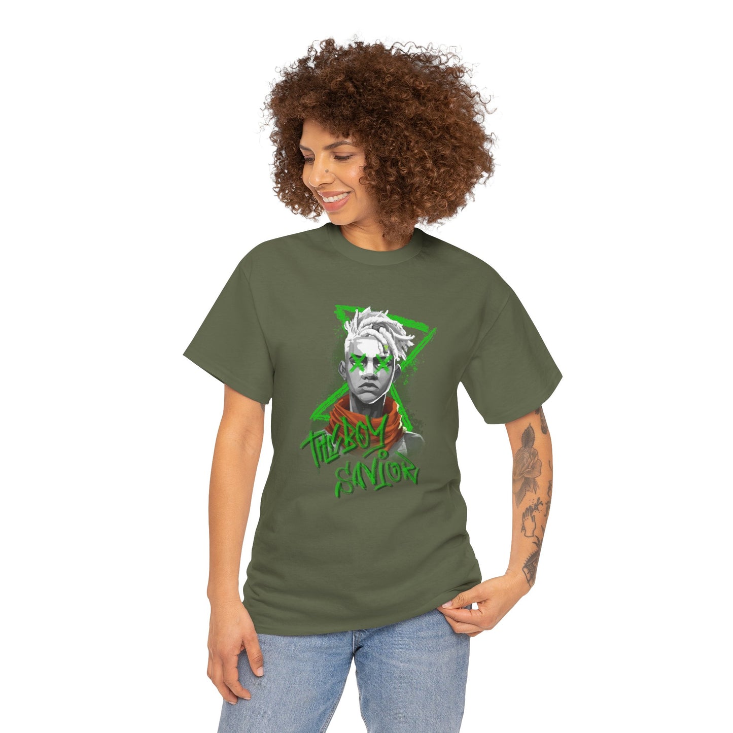 The boy savior Ekko from Arcane - Unisex Heavy Cotton Tee