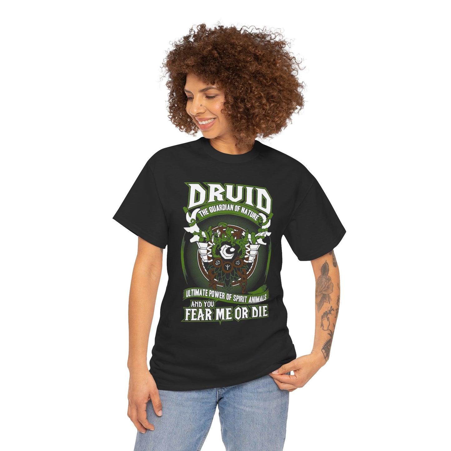 Druid World of Warcraft - Unisex Heavy Cotton Tee