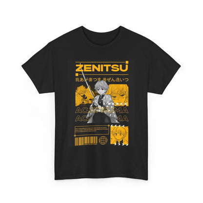 Zenitsu from Damon Slayer / Kimetsu no Yaiba - Unisex Heavy Cotton Tee