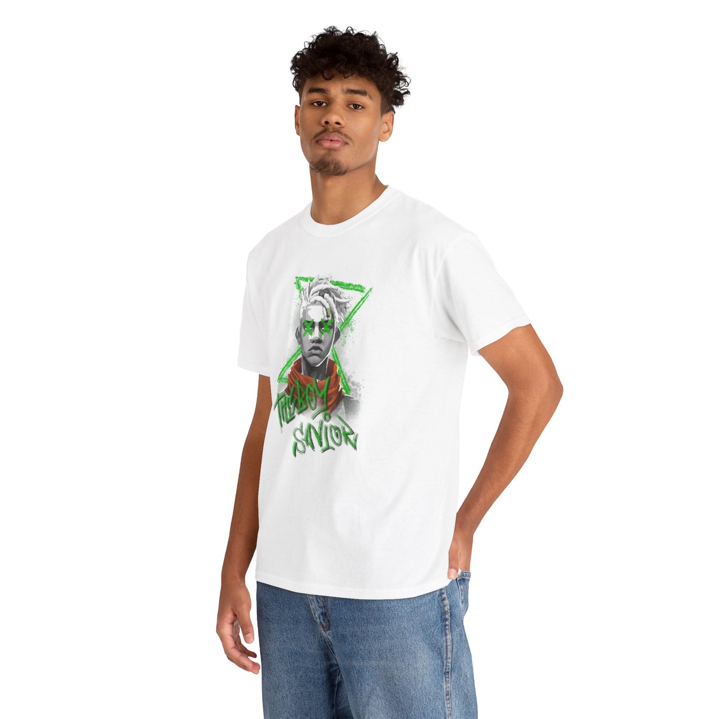 The boy savior Ekko from Arcane - Unisex Heavy Cotton Tee